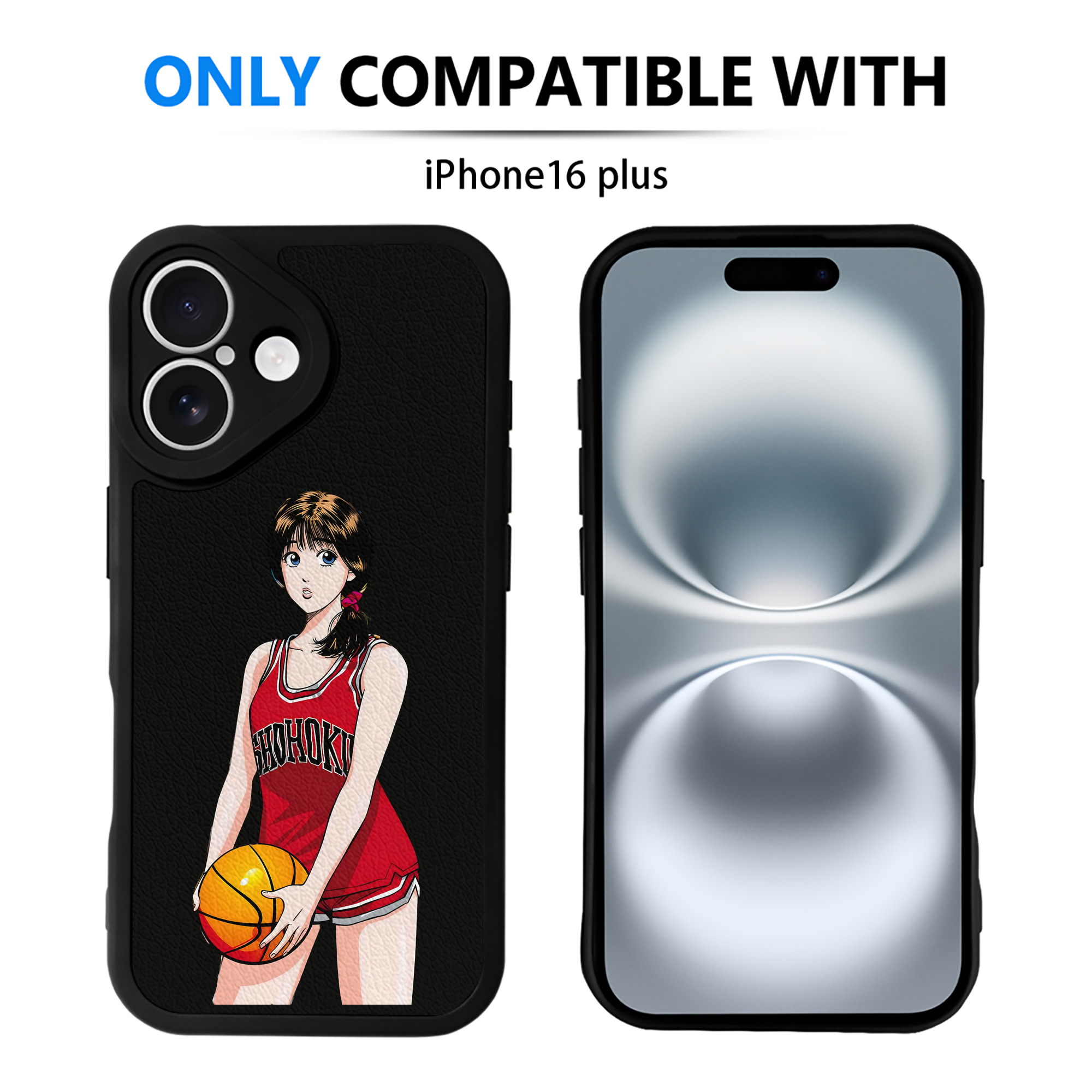 （画像用） SLAM DUNK／スラムダンク 【iPhone 16シリーズ対応】シリコンスマホケース（レザー調） 材質：シリコン